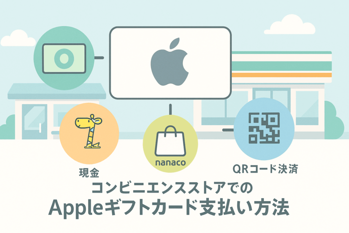 コンビニエンスストアでのAppleギフトカード支払い方法